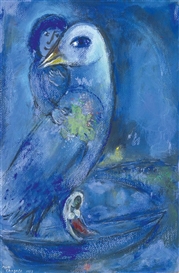 L'OISEAU BLEU by Marc Chagall